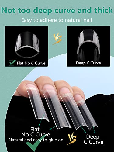 Tapered Square Acrylic Nail Design - Image 5