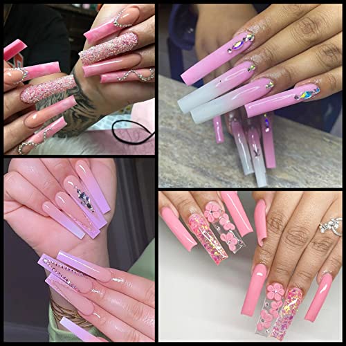 Tapered Square Acrylic Nail Design - Image 8