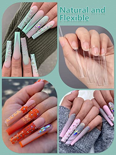 Tapered Square Acrylic Nail Design - Image 2