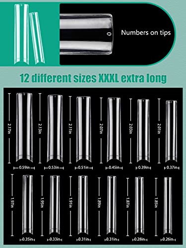 Tapered Square Acrylic Nail Design - Image 6