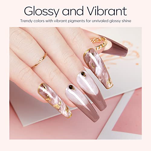 Taupe Gel Nail Polish 15ml - Long-lasting, Stylish Color for Beautiful Nails - Image 4