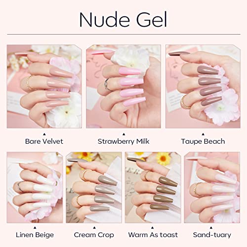 Taupe Gel Nail Polish 15ml - Long-lasting, Stylish Color for Beautiful Nails - Image 8
