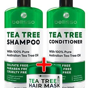 8 oz Tea Tree Dandruff Hair Mask for Scalp Relief and Nourishment