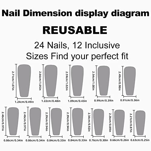 Teal Blue Acrylic Nails Set - Stylish, Durable Press-On Manicure - Easy Application - Image 7