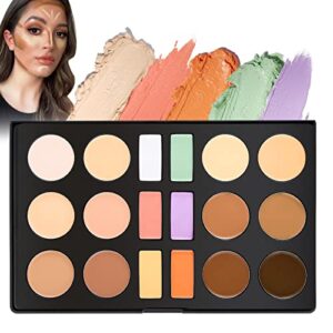 Technic Cream Foundation Contour Palette Kit with 6 Shades for Smooth Makeup Application