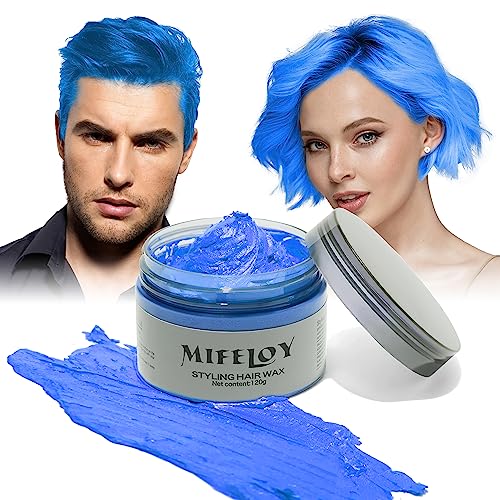 Temporary Blue Wash Out Hair Spray for Fun Styles - 4 oz