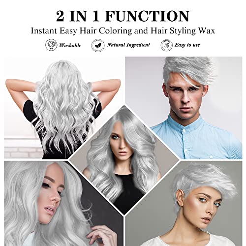 Temporary white spray for hair coloring. - Image 3