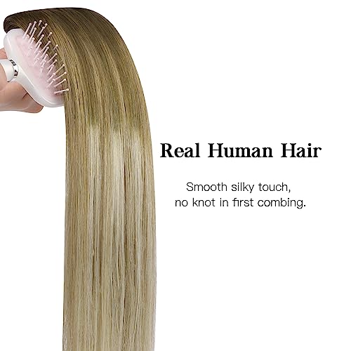 Premium Human Hair Extensions 20 Inch Natural Brown Top Quality Brands - Image 5