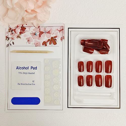 Trendy Solid Color Acrylic Nails Set for a Stylish At-Home Manicure - Medium Length - Image 4