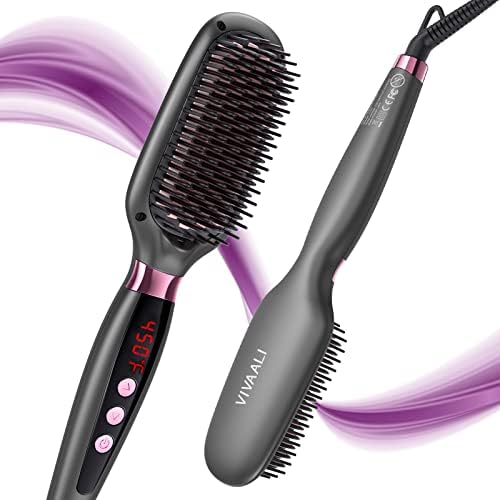 TV Hair Brush Straightener: Straighten hair effortlessly.