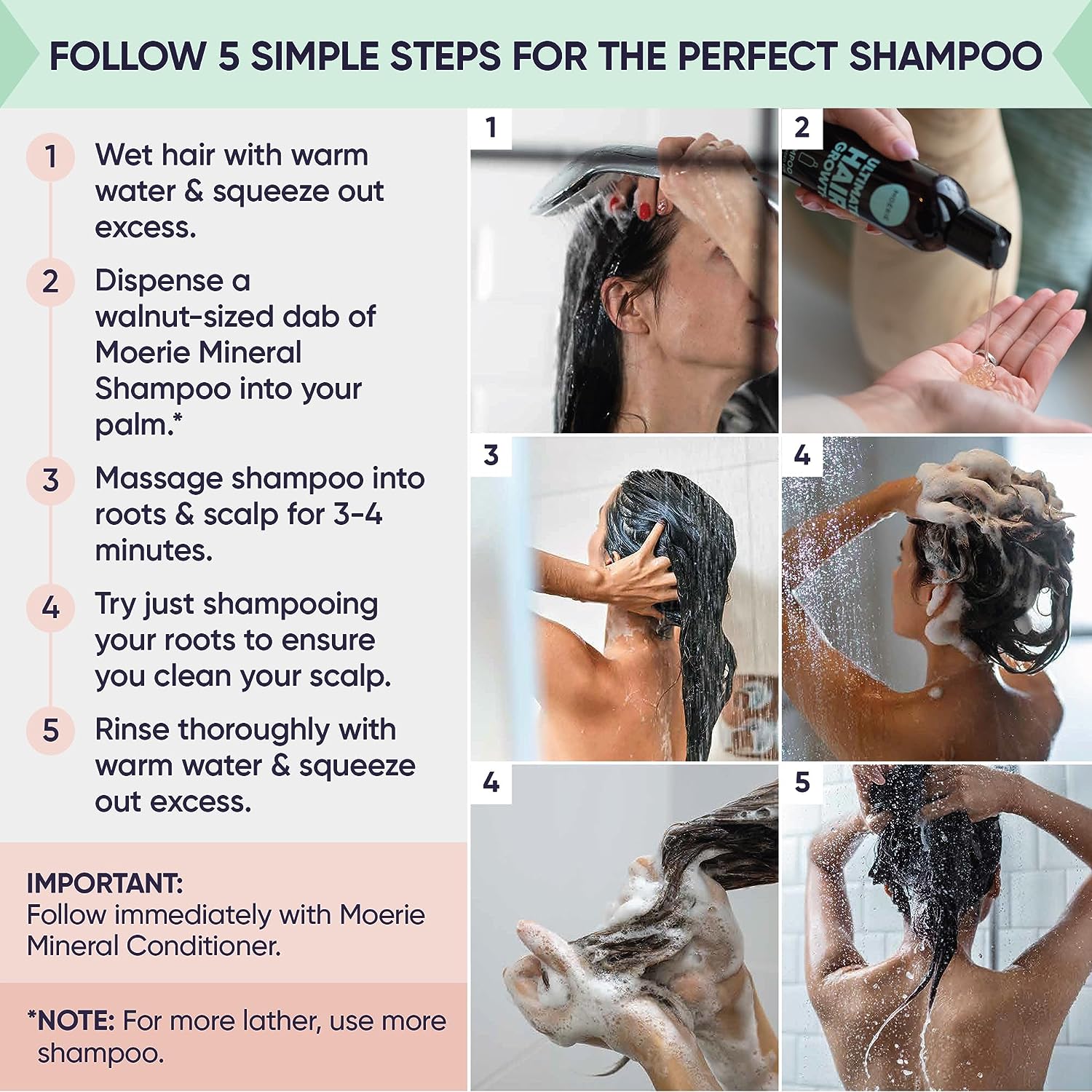 UK Anti-Frizz Shampoo and Conditioner Set for Smooth, Manageable Hair - 300ml Bottles - Image 3