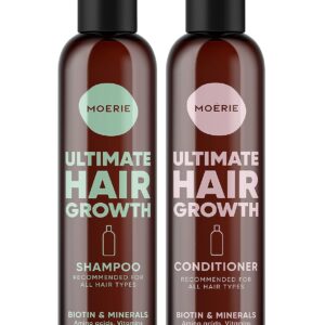 UK Anti-Frizz Shampoo and Conditioner Set for Smooth, Manageable Hair - 300ml Bottles