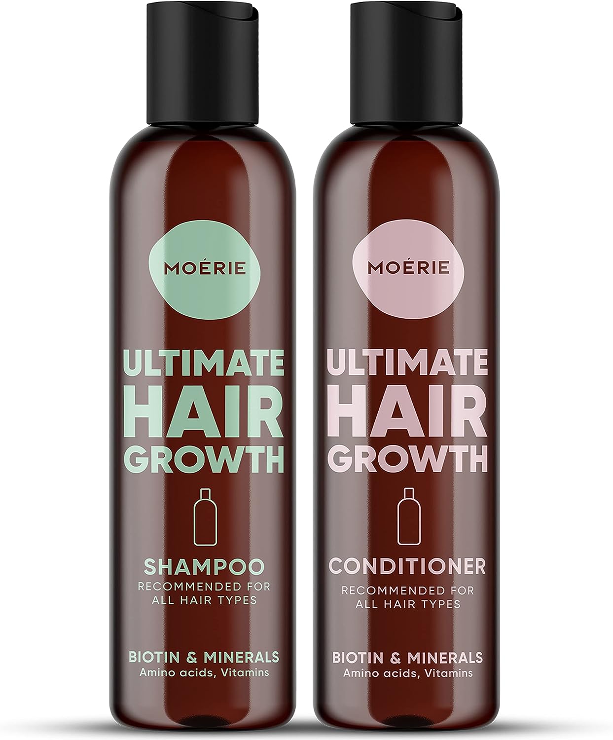 UK Anti-Frizz Shampoo and Conditioner Set for Smooth, Manageable Hair - 300ml Bottles