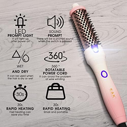 Rotating Styling Hair Brush Tool for Hair, 1.5-inch Barrel, UK Version - Image 2