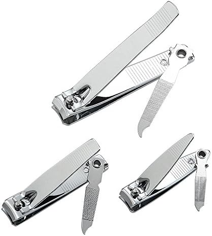 Ergonomic Stainless Steel Nail Clippers for Easy & Effective Fingernail Care