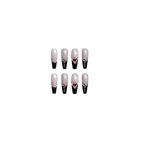24-Piece Set of Unique Alternative Acrylic Nail Tips for Distinctive Style - Image 2