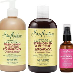 Nourishing Hair Growth Jamaican Black Castor Oil 8 oz Bottle for Shampoo