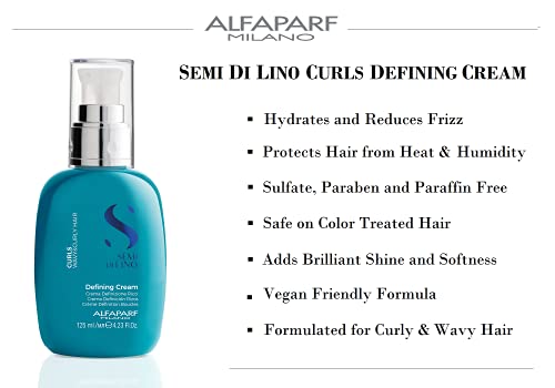 8 oz Vegan Curly Hair Cream for Defined Curls and Frizz Control - Image 2
