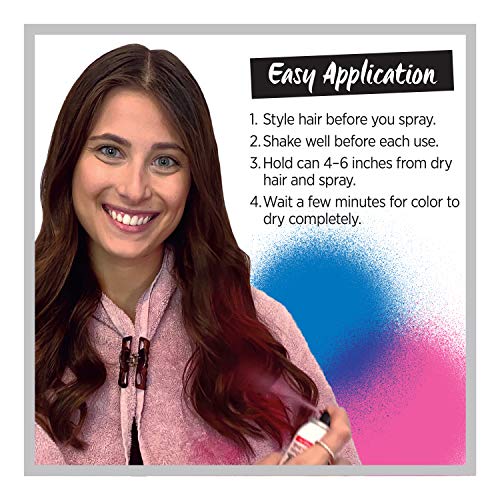 Vibrant Blue Temporary Hair Color Spray for Bold Looks - 8 oz - Image 7