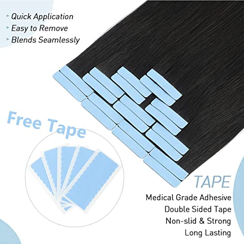 Wavy Tape-In Human Hair Extensions - Image 2