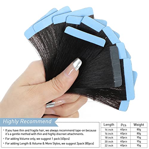 Wavy Tape-In Human Hair Extensions - Image 4