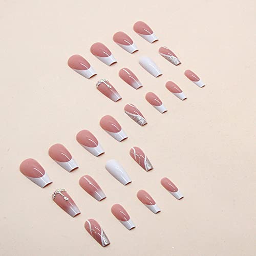 Elegant Wedding Acrylic Nail Designs 24 Piece Pack - Image 2