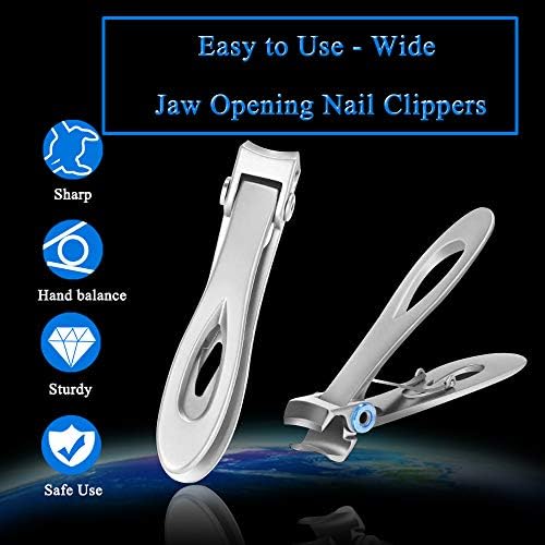 Szqht Wide Jaw Nail Clippers 15mm for Effortless and Accurate Trimming - Image 7