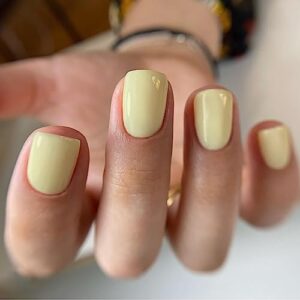 Vibrant Yellow Acrylic Nail Powder for Professional Nail Art, 1oz