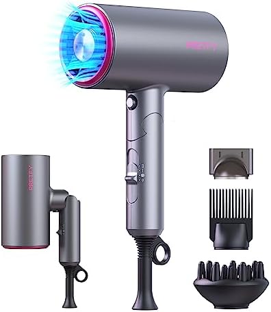 Yellow Bird Compact Blow Dryer 1800W Multiple Heat Settings for Fast Drying
