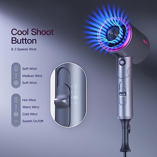 Yellow Bird Compact Blow Dryer 1800W Multiple Heat Settings for Fast Drying - Image 4