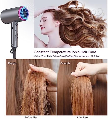 Yellow Bird Compact Blow Dryer 1800W Multiple Heat Settings for Fast Drying - Image 6