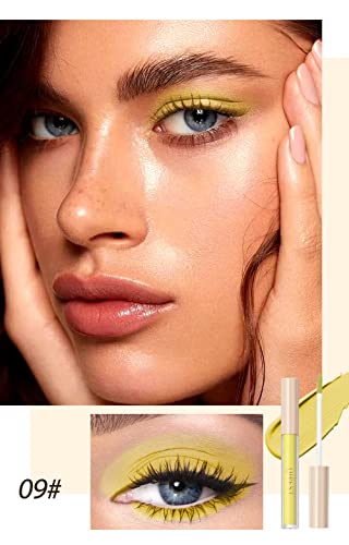 Bright Yellow Eyeshadow 5g Pot - Intense Pigment for Vibrant Blue Eye Looks - Image 3