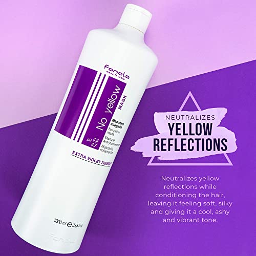 Yellow Hair Mask for Color Protection and Discoloration Prevention 8 oz - Image 3