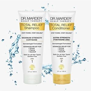 Zinc Pyrithione Anti Dandruff Shampoo 12 oz for Flaky and Itchy Scalp Relief