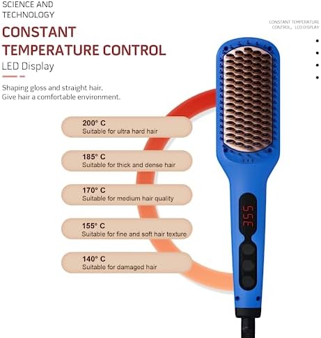 2-in-1 Hair Dryer and Straightener, Fast Drying, Professional Styling Tool - Image 5