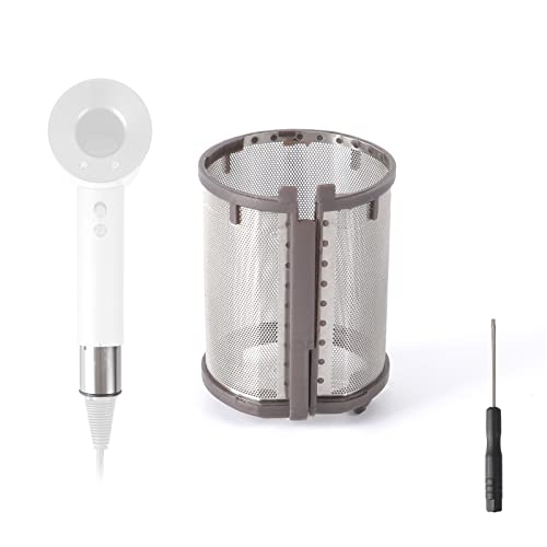 Hair dryer filter for maintenance and cleaning.