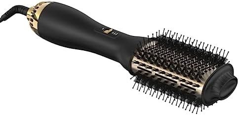 Black hair blow dryer brush for styling and drying. - Image 7