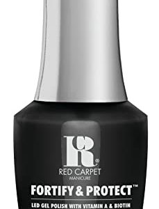 Black and red nail polish.