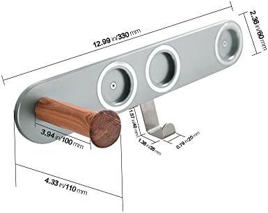 Hair dryer rack for storage and organization. - Image 5