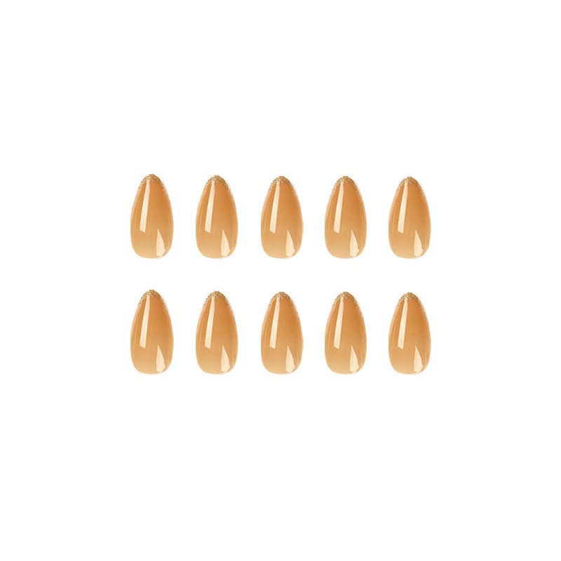 13-Piece Yellow Stiletto Acrylic Nails Set for Chic Nail Art - Image 4