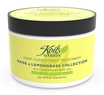 O Natural Lemongrass Leave-In Conditioner 8 oz for Smooth and Healthy Hair
