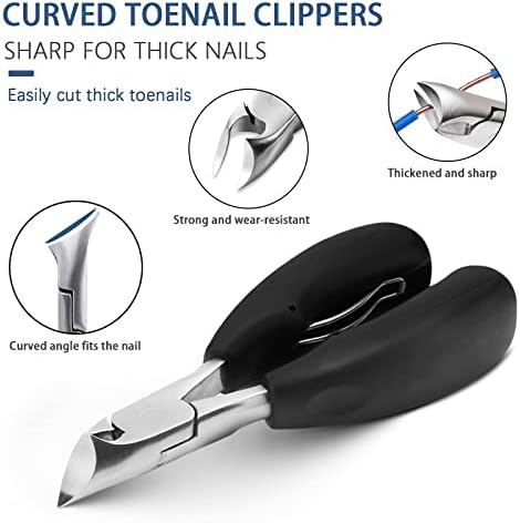 Large Ergonomic Toenail Clipper for Effortless Trimming of Thick Nails - Image 2