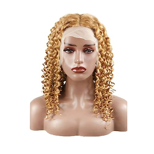 Blonde Curly Human Hair Wig - Image 7
