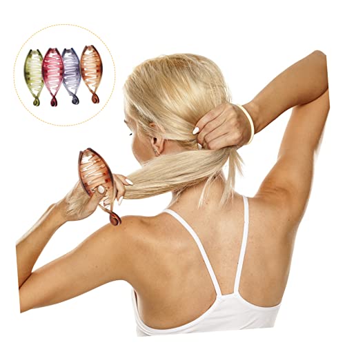 Banana-shaped blow dryer for quick and stylish hair drying. - Image 3