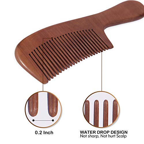 Natural wood hair brush for eco-friendly grooming. - Image 4
