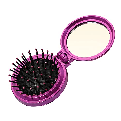 On-the-go hair brush for use anytime, anywhere.
