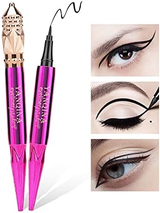 Bold Yellow Black Eyeliner Kit, Effortless Application for Stunning Eye Looks - Image 2