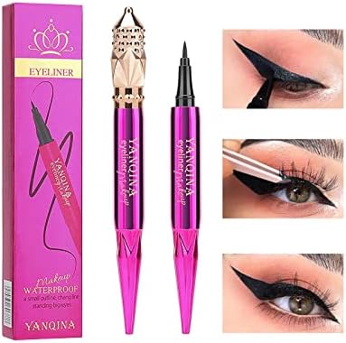 Bold Yellow Black Eyeliner Kit, Effortless Application for Stunning Eye Looks - Image 4