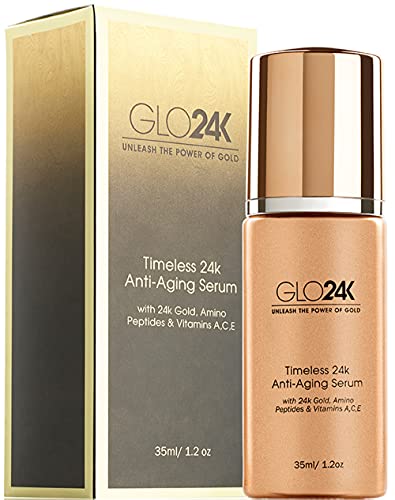 Luxurious eye cream with gold elements for rejuvenated skin.