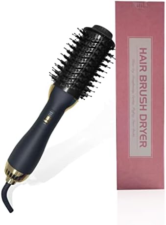 Black hair blow dryer brush for styling and drying. - Image 6